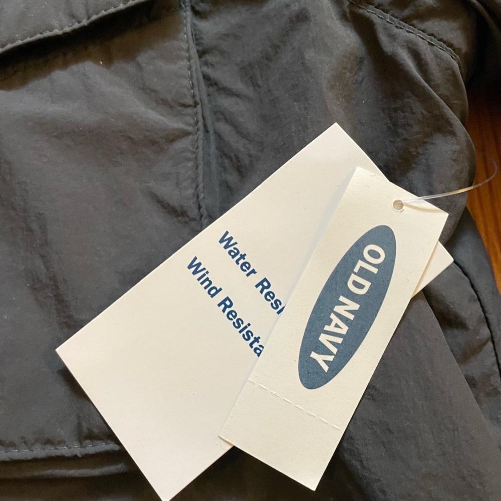 Mens Thermal Lightweight Water Resistant Grey Old Navy Jacket New Medium - Picture 6 of 6